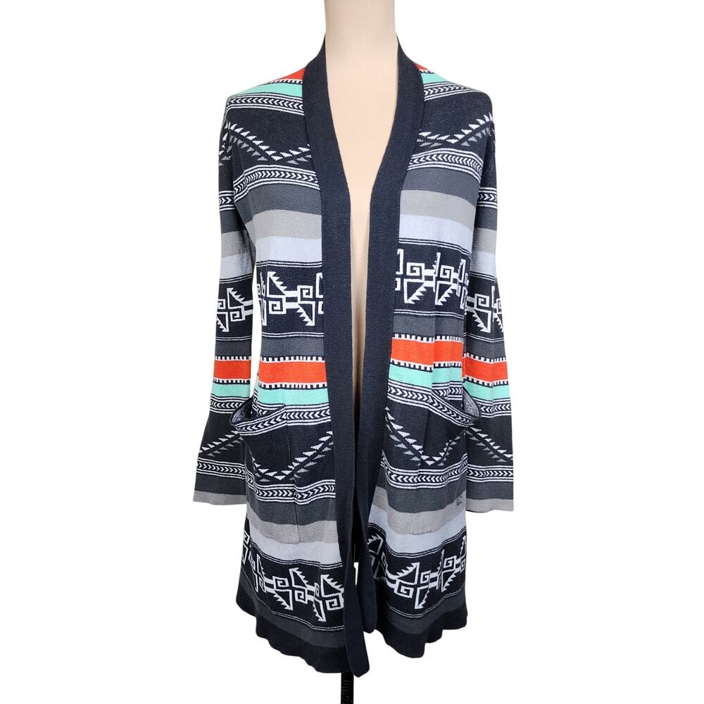 Billabong Small Tribal Aztec Cardigan Sweater
